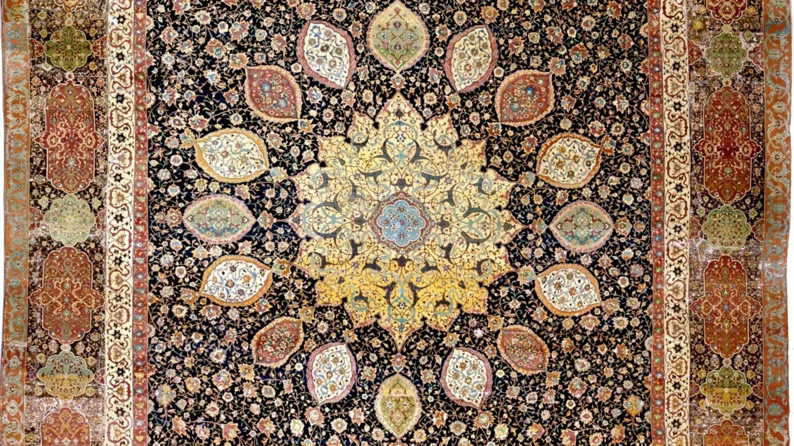 Alfombra de Tabriz(Ciudad mundial de alfombras tejido a mano)